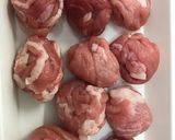 豚コマボールのトマトチーズ煮込み作り方1写真