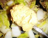 白菜ともやしの豚肉味噌あんかけ炒め作り方5写真