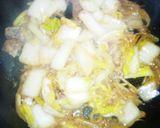 白菜ともやしの豚肉味噌あんかけ炒め作り方6写真