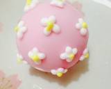 お花付き可愛いピンクの卵型チョコレート作り方3写真