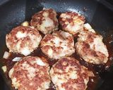 簡単混ぜて焼くだけハンバーグ作り方4写真
