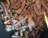 簡単で味しっかりする牛肉と筍丼作り方4写真