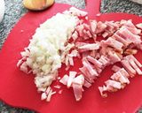 いぶりがっこ炒飯☆タイ米でパラパラ☆絶品作り方1写真