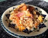 いぶりがっこ炒飯☆タイ米でパラパラ☆絶品作り方6写真