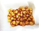桃キャラメルの蒸しケーキ作り方4写真