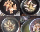 加圧で蒸して、ふわふわな豚軟骨のピザ作り方5写真