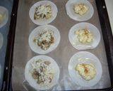 ホームパーティーに餃子の皮のミニミニピザ作り方3写真