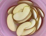 ドライアップル🍎太め作り方1写真
