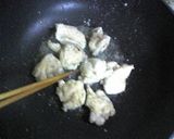 から揚げと玉ねぎ甘煮。作り方3写真