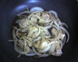 から揚げと玉ねぎ甘煮。作り方4写真