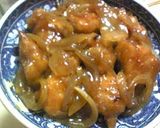 から揚げと玉ねぎ甘煮。作り方6写真