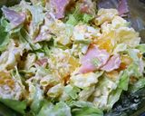 手でちぎって～野菜サラダ！作り方4写真
