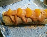 柚入りロールケーキ風かな(*^ω^*)✋作り方5写真