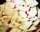 簡単ヘルシー＊豚薄切り肉と野菜の重ね蒸し作り方4写真