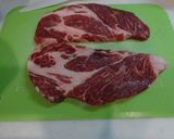 簡単トンテキ(イベリコ豚を使ってみた)作り方1写真