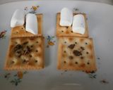 クラッカーサンドのチョコかけ作り方1写真