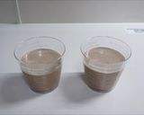 材料４つ♪ふわふわ❤チョコムースカップ♪作り方5写真