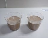 材料４つ♪ふわふわ❤チョコムースカップ♪作り方5写真
