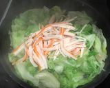 レタスとカニカマのトロトロ炒め煮作り方4写真