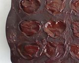 材料2個で　ピーチが溶け出るチョコレート作り方8写真
