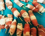 簡単！むかごの豚バラミニ串カツ作り方2写真