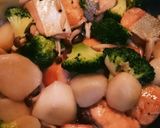 鮭と里芋のバター照り焼き♪作り方8写真