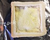 簡単朝食！生ハムエッグトースト作り方2写真