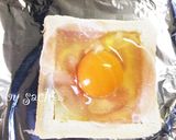 簡単朝食！生ハムエッグトースト作り方3写真