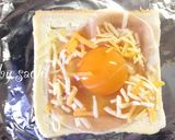 簡単朝食！生ハムエッグトースト作り方4写真
