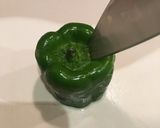 ピーマンの肉詰めサラダ鍋作り方1写真