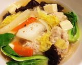 ヒガシマルうどんスープで簡単中華風スープ作り方8写真