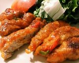 厚切り豚肉ロースソテーの甘~い野菜ソース作り方9写真