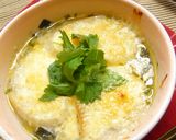 簡単！松茸の味お吸いものでグラタンスープ作り方3写真