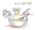 ミントチョコパンケーキ作り方1写真