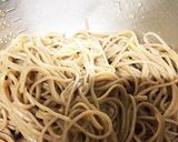 簡単！ オリーブオイルで蕎麦サラダ作り方2写真
