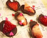 簡単かわいい❤︎アンパンマンの苺チョコ作り方2写真