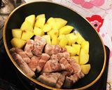 豚バラとジャガイモのトマトクリーム煮作り方3写真