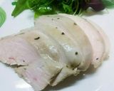 簡単！蒸し鶏のハーブソルト＆オイル漬け♪作り方8写真
