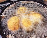 半熟タマゴ入メンチカツ作り方7写真