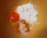 簡単！チョコ入り抹茶風マーブルマフィン♪作り方3写真