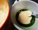 簡単！チョコ入り抹茶風マーブルマフィン♪作り方5写真