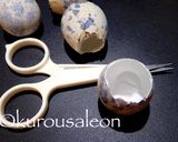 きのこスイーツ／キヌガサタケチョコ作り方1写真