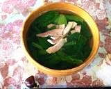 今が旬！ほうれん草とハムの野菜だしスープ作り方3写真