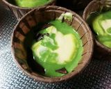 簡単！チョコ入り抹茶風マーブルマフィン♪作り方7写真