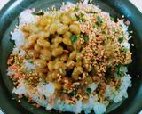 納豆ふりかけマヨネーズ♥朝食ランチご飯丼作り方4写真