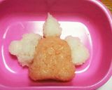 キャラ弁♡プリキュアアラモード♡ペコリン作り方3写真
