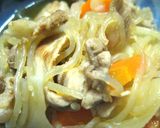 肉じゃが&ｷｭｳﾘとくずきりのサラダ作り方9写真