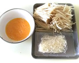 榎茸と卵とビーフンの和風サラダ作り方1写真