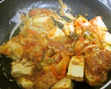 厚揚げとキムチの焼き肉のたれ炒め作り方3写真