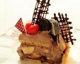 *バレンタイン ♡ チョコバナナタルト♪作り方20写真